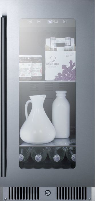 Summit® 15" Classic Collection 2.8 Cu. Ft. Black Beverage Center-1