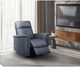 Mazin Furniture Bristow Blue-Grey Power Glider Recliner-4