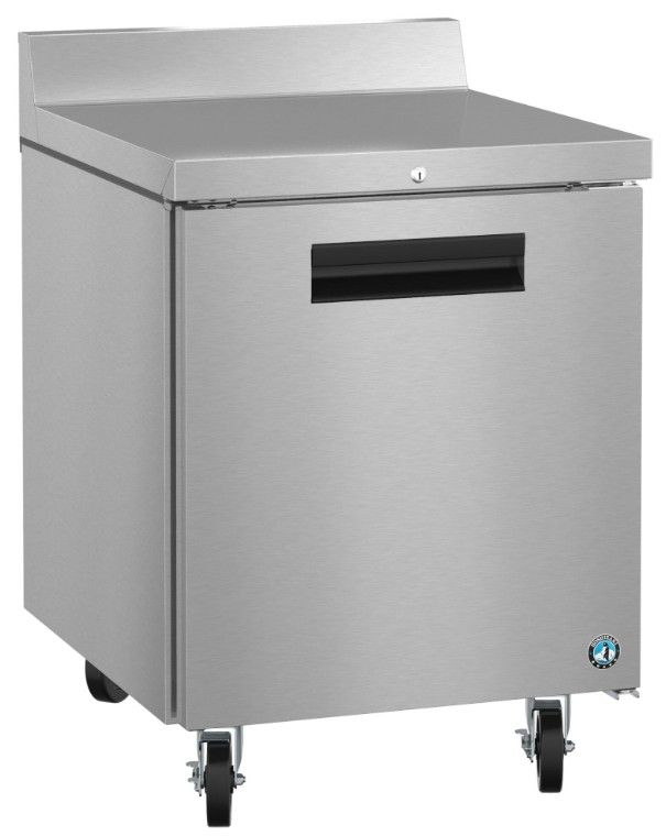 Hoshizaki Steelheart® 27" 7 Cu. Ft. Stainless Steel Single Section Worktop Refrigerator-1