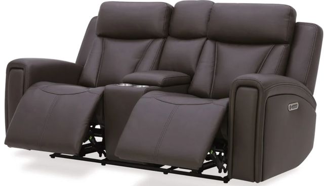Parker House® Maveric Bette Coffee Power Reclining Console Loveseat with Zero Gravity-3