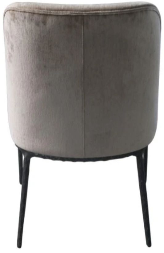 Nest Home Collections Freya Black/Boston Taupe Dining Chair-2