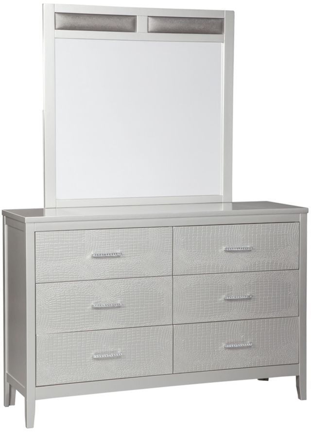 Signature Design by Ashley® Olivet Silver Bedroom Mirror-1