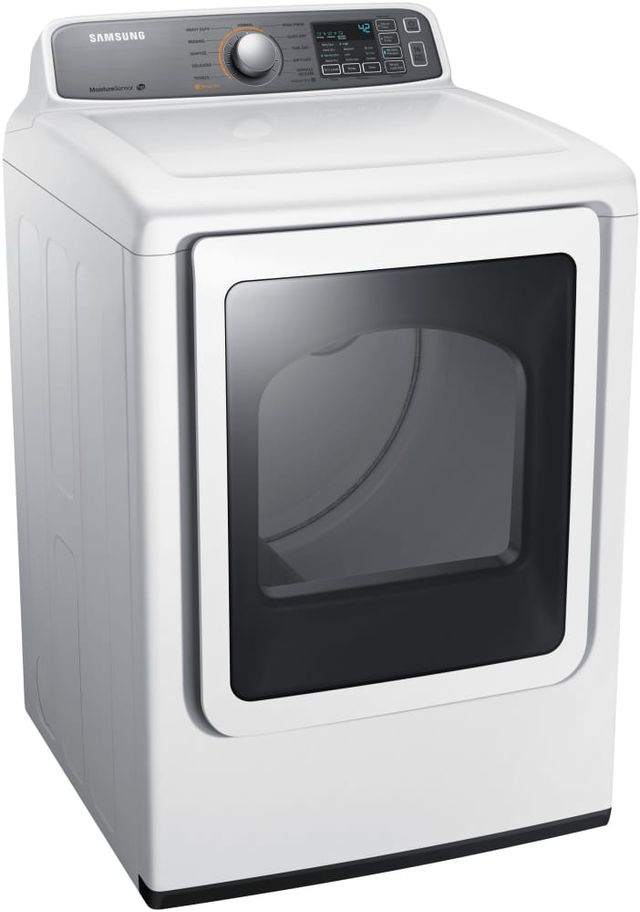 Samsung 7.4 Cu. Ft. White Front Load Gas Dryer-1