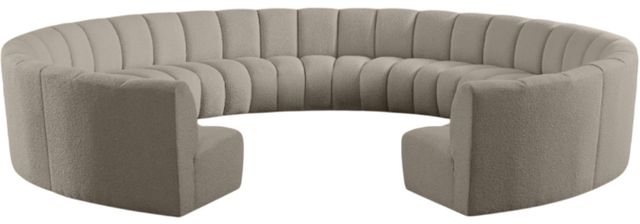 Meridian Furniture Infinity 11-Piece Taupe Modular Sectional-0