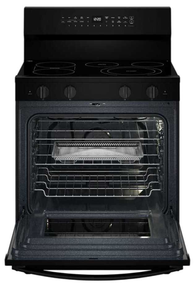 Whirlpool® 30" Black Freestanding Electric Range -1