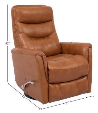 Parker House® Gemini 2-Piece Butterscotch Manual Swivel Glider Recliner Set-5