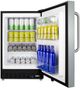 Summit® Cold Cavern® 2.7 Cu. Ft. Stainless Steel Beverage Center-2