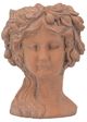 A & B Home Brown 12" Head Bust Planter-1