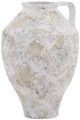 Dovetail Furniture Halina White Distressed Vase-0
