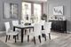 ACME Furniture Hussein 2-Piece Black/White Side Chair Set-1
