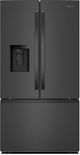 Whirlpool® 36" 29.6 Cu. Ft. Fingerprint Resistant Black Stainless Steel French Door Refrigerator with In-Door Water Dispenser-0