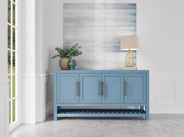 Riverside Furniture Rosalie Cabana Blue Server-1