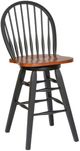 TEI St. Michael Windsor Black/Woontone 30" Swivel Bar Stool-0