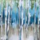 StyleCraft Lost Within Blue/Dark Gray/Green/Taupe Wall Art-1