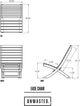 Unwasted® Ease White Plastic Outdoor Accent Chair-1
