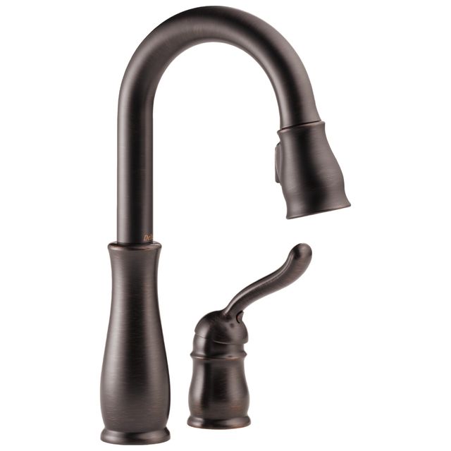Delta Leland® Venetian Bronze Single Handle Prep / Bar Faucet-0