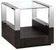 Magnussen Home® Revere Glass Top End Table with Graphite Base-0