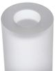 A & B Home Palisade White Small Glass Candle Holder-2