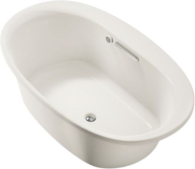 Kohler® Underscore® Biscuit 59.75" x 35.75" Drop-In Bath with Bask® Heated Surface-0