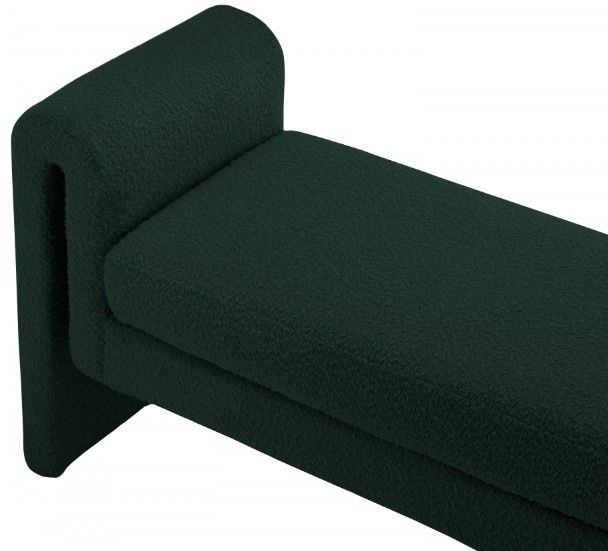 Meridian Furniture Stylus Green 51" Upholstered Bench-3