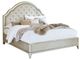Najarian Furniture Florence Silver Panel Bed-0