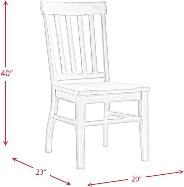 Elements International Lakeview Natural Side Chairs-3