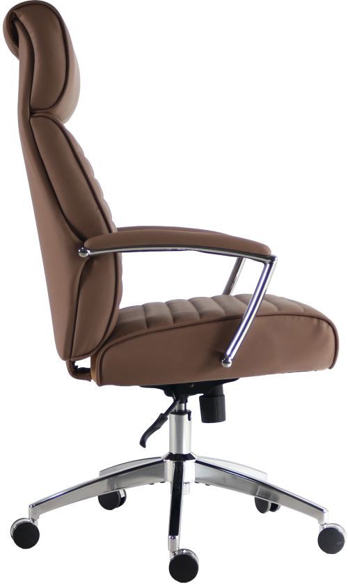Parker House® Dc Softy Latte Leather Tall Desk Chair-2