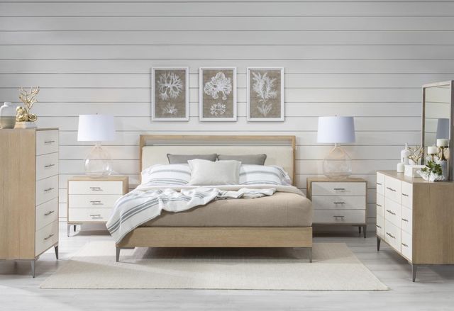 Legacy Classic Biscayne Alabaster/Malabar Queen Panel Bed-1
