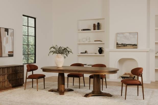 Moe's Home Collection Ellie Rust Dining Chair-1