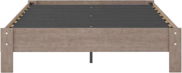 Signature Design by Ashley® Flannia Gray Queen Platform Bed-2
