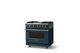 Viking® 5 Series 36" Squall Pro Style Dual Fuel (NG) Range with Brushed Brass Trim-2