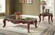 ACME Furniture Eustoma Marble Top Coffee Table with Walnut Base-1