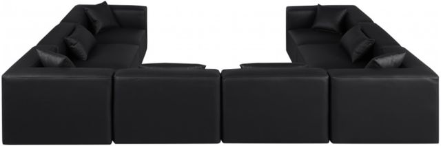Meridian Furniture Cube 8-Piece Black Modular Sectional-3