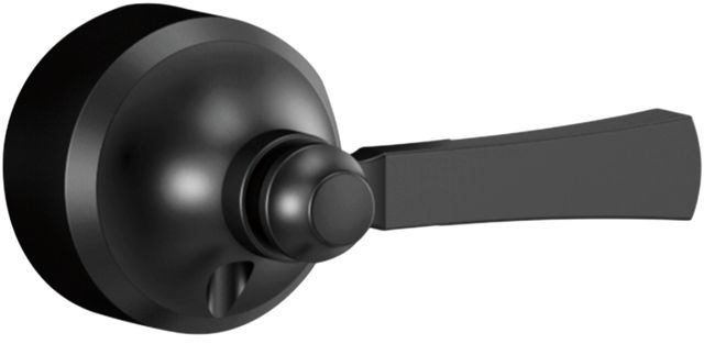 Delta Dorval® Matte Black 14S Volume Floor Mount Tub Filler-0