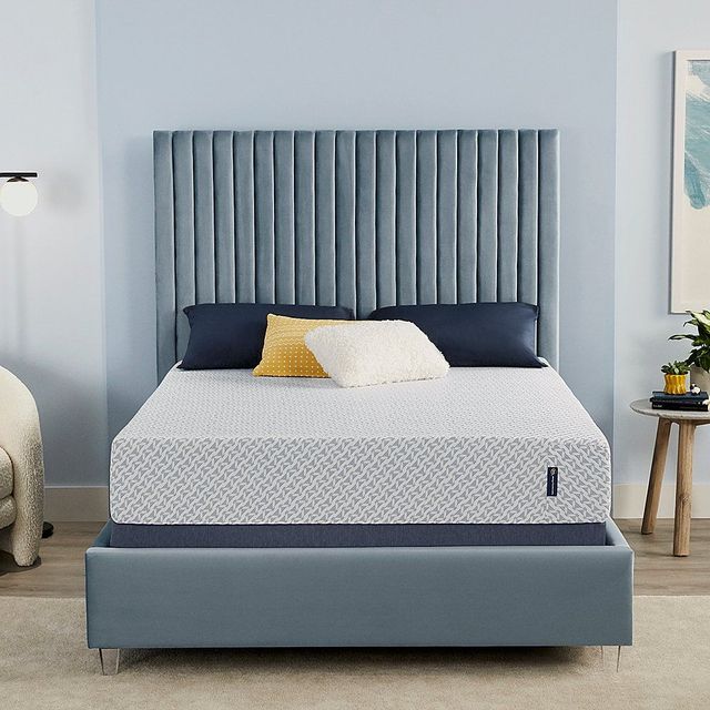 Serta® Sheep Retreat™ Gel Memory Foam Medium Tight Top Queen Mattress in a Box-5