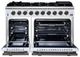 FORNO® Massimo Series Alta Qualita 48" White Pro Style Gas Range-3