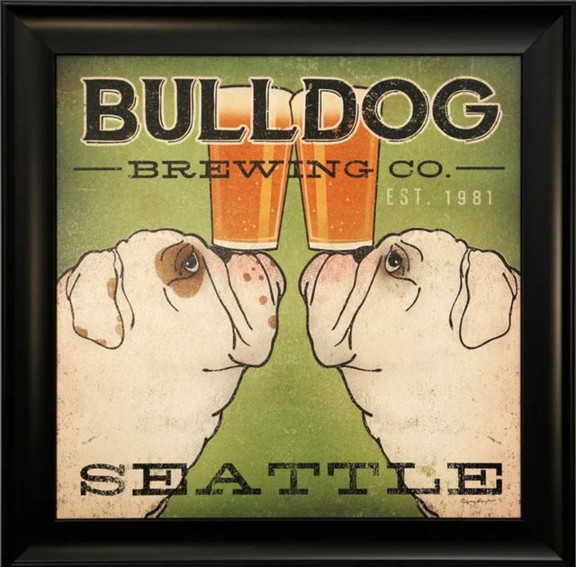 Stylecraft Black/Beige/Green/Orange Framed Print-0