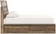 Signature Design by Ashley® Zadilyn Brown King Panel Storage Bed-2