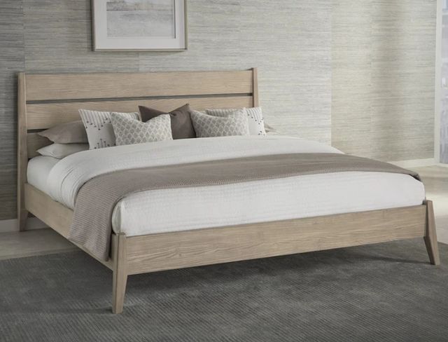 Modus Furniture Sumire Ginger Queen Panel Bed-1