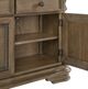 Elements International Madison Park Walnut Server and Hutch-5