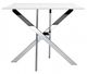 Furniture of America® Silveria Glass Top Dining Table with Chrome Base-2