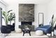 Moe's Home Collection Dusk Black Marble Top Accent Table with White Marble Base-3