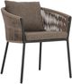 Four Hands Porto Aluminum/Fabric Outdoor Dining Chair-0