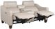 Steve Silver Co. Giorno Ivory Dual Power Reclining Loveseat with Console-2