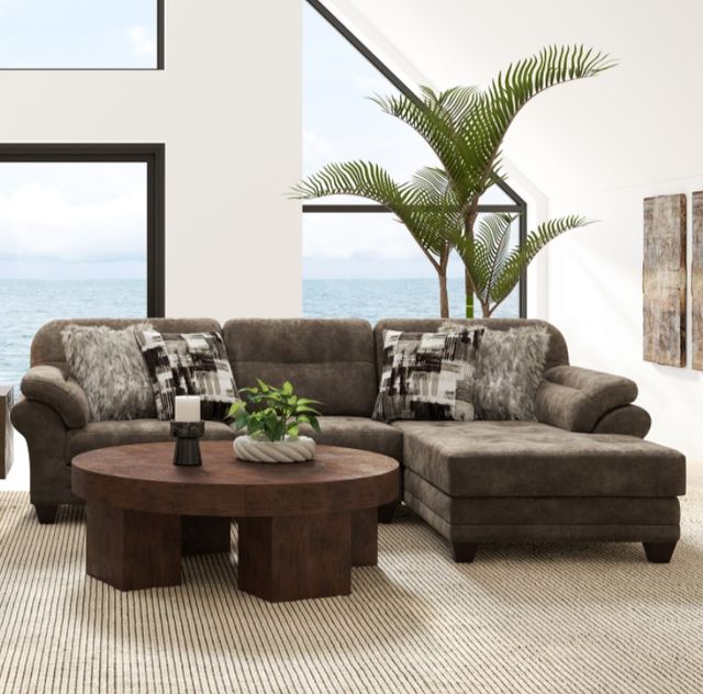 Hughes Furniture® 21900 2-Piece Wonderland Cola Right-Arm Facing Sectional-1