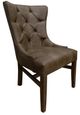 International Furniture Direct Olivia Chocolate Dining Chair-0