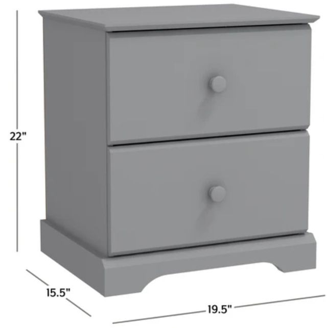 HH2 Home Campbell Gray Nightstand-2