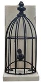 A & B Home Black Birdcage Bookends-2