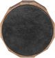 Basset Mirror Adrienne Natural End Table with Dark Brown Top-1