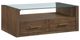 Steve Silver Co. Garland Clear Glass Top Coffee Table with Toffee Base-0